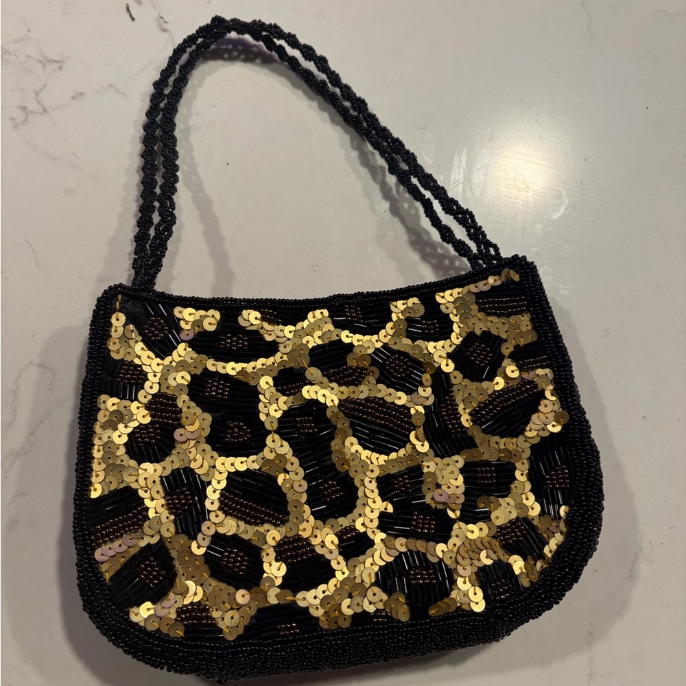 Inge Christopher Sequined Evening Bag - image 1